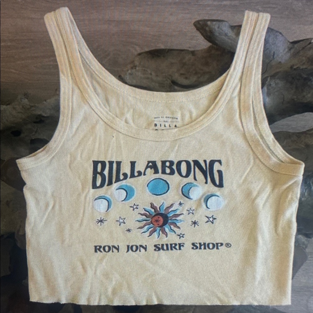 Billabong Cream Celestial Crop Top